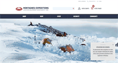 Desktop Screenshot of montagne-expedition.fr